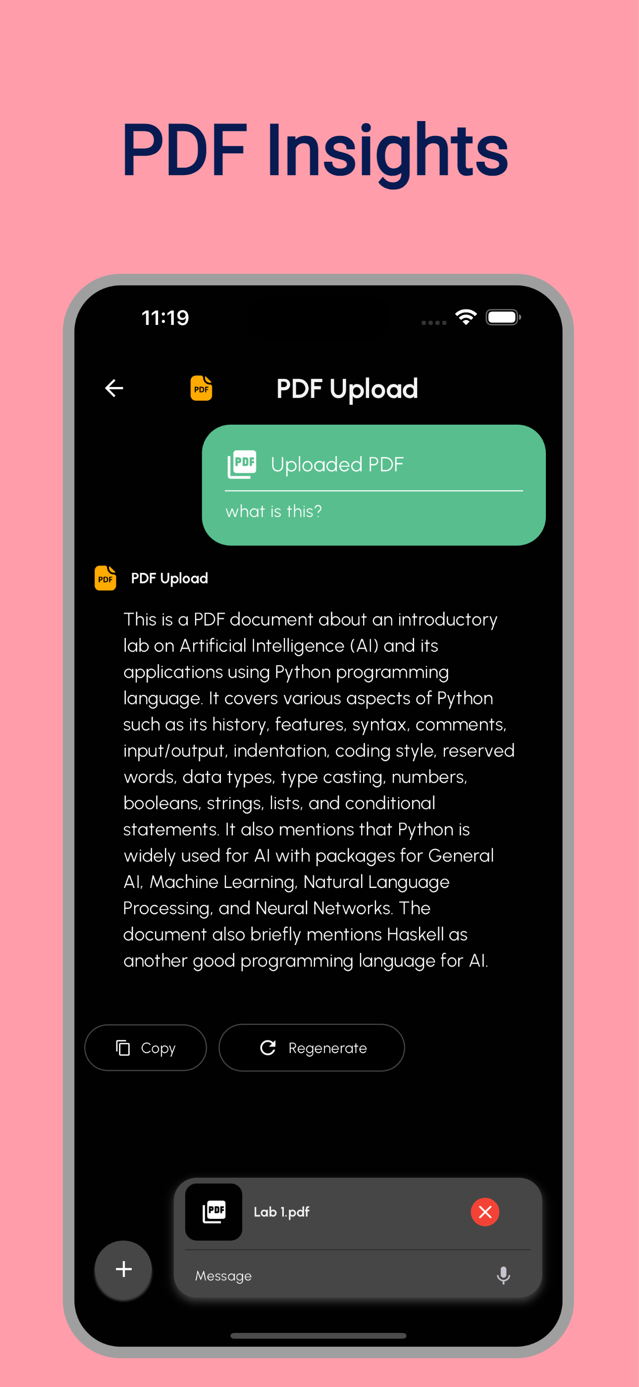 Upload your pdf and talk with it using ALNO AI